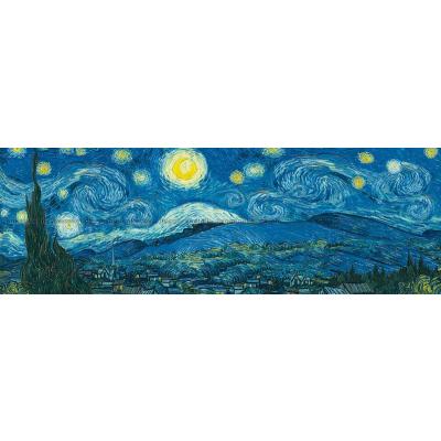 Van Gogh: Stjärnklar natt - panorama, 1000 bitar