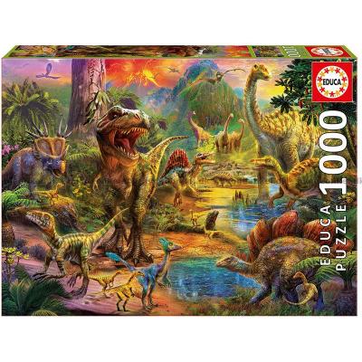 Krasny: Dinosauriernas land, 1000 bitar