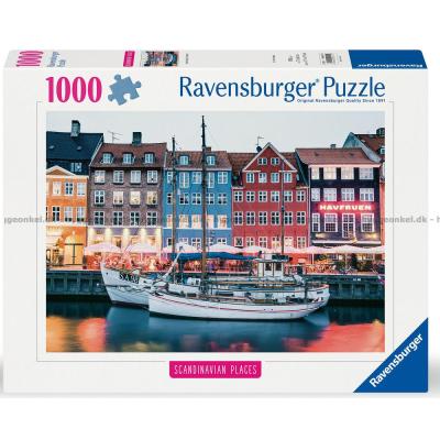 Köpenhamn: Nyhavn, 1000 bitar