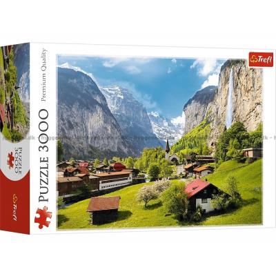 Schweiz: Lauterbrunnen, 3000 bitar