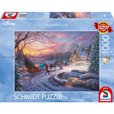 Disney: Kinkade - Askungen - Hem till jul, 1000 bitar