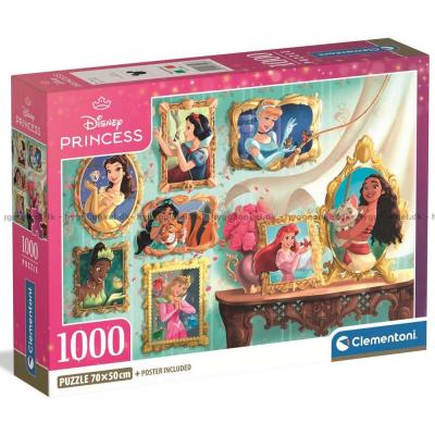 Disney prinsessor: Liten spegel, 1000 bitar