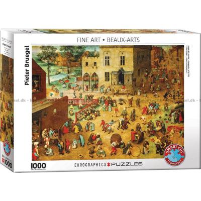 Brueghel: Barnlekar, 1000 bitar