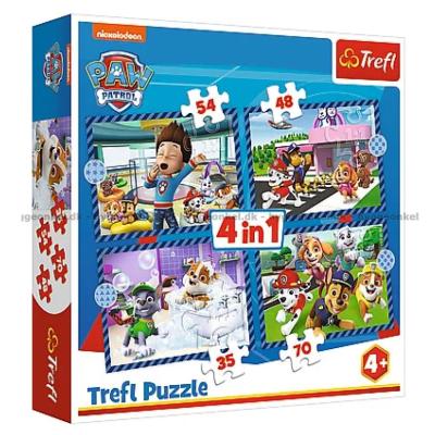 Paw Patrol, 4 i 1, 35 bitar