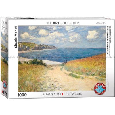 Monet: The Meadow Road to Pourville, 1000 bitar